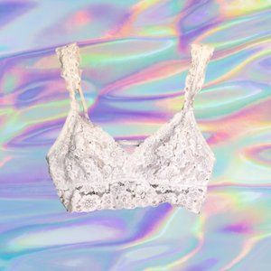 🌵7/$45🌵 Aerie White Lace Bralette Adjust Straps